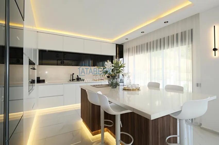 Purchase Luxury private villa with panoramic views in Alanya, Bektash district — for citizenship 14 