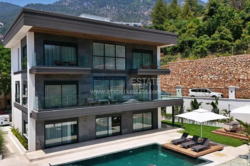 Luxury private villa with panoramic views in Alanya, Bektash district — for citizenship 1 