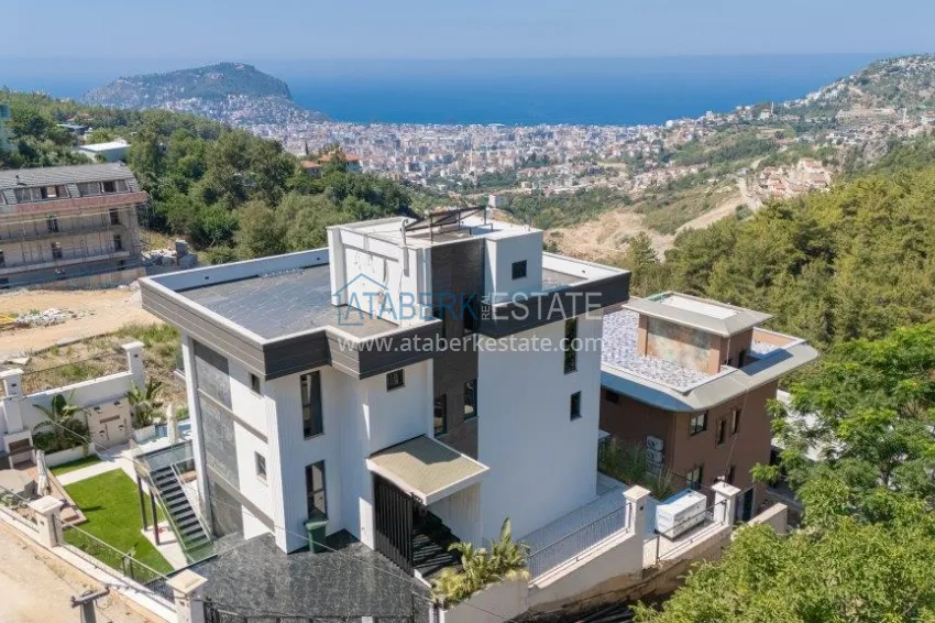 Luxury private villa with panoramic views in Alanya, Bektash district — for citizenship 2 
