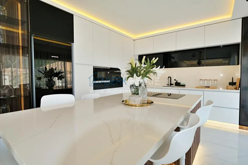 Purchase Luxury private villa with panoramic views in Alanya, Bektash district — for citizenship 15 