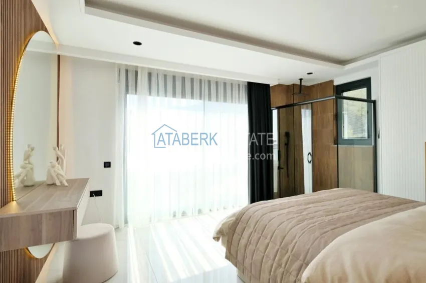 Purchase Luxury private villa with panoramic views in Alanya, Bektash district — for citizenship 27 