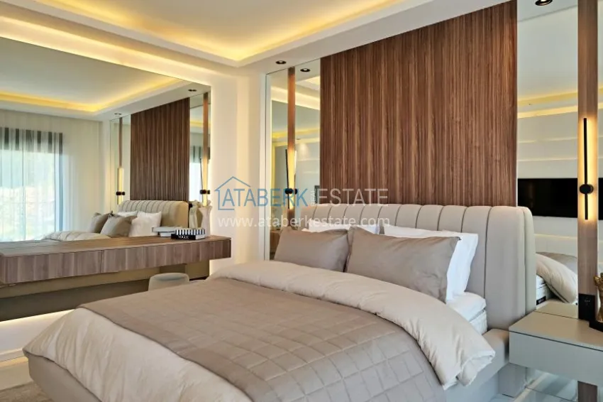 Purchase Luxury private villa with panoramic views in Alanya, Bektash district — for citizenship 37 