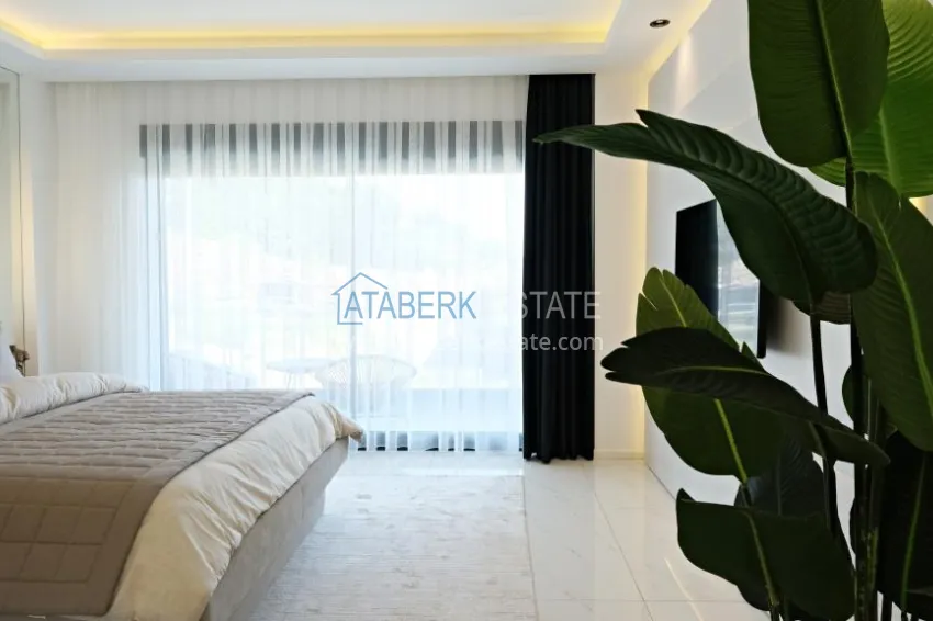 Purchase Luxury private villa with panoramic views in Alanya, Bektash district — for citizenship 38 