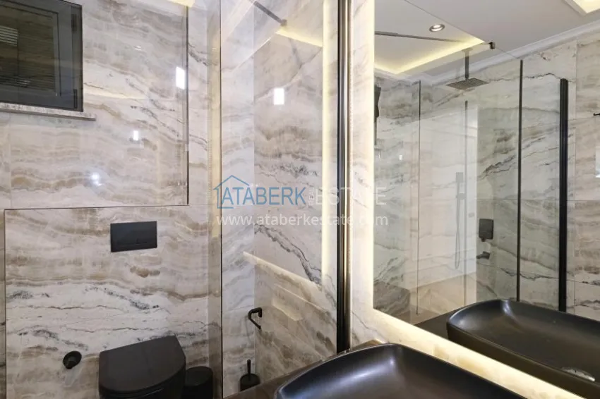 Purchase Luxury private villa with panoramic views in Alanya, Bektash district — for citizenship 49 