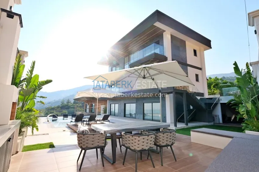 Luxury private villa with panoramic views in Alanya, Bektash district — for citizenship 6 