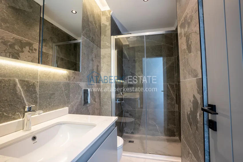 Purchase  A futuristic premium residential complex on the beachfront in Alanya, Kargicak district 40 