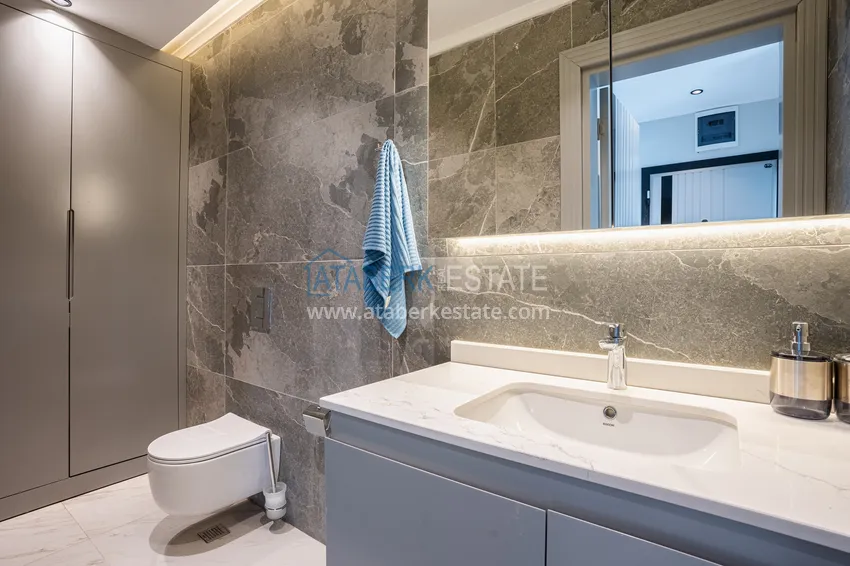 Purchase  A futuristic premium residential complex on the beachfront in Alanya, Kargicak district 14 