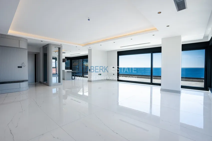 Purchase  A futuristic premium residential complex on the beachfront in Alanya, Kargicak district 48 