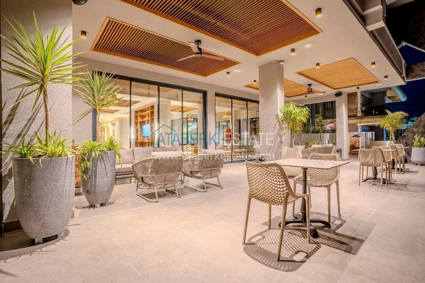 Linear 4+1 apartment on the beachfront in Alanya, Kargicak district — for citizenship 25