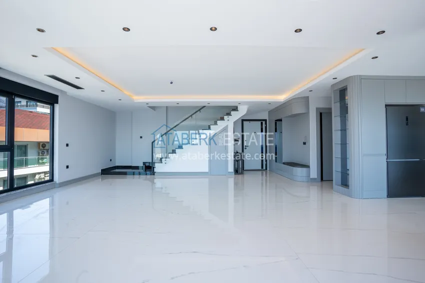 Purchase  A futuristic premium residential complex on the beachfront in Alanya, Kargicak district 56 