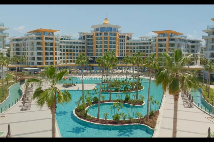 1+1 85 m² apartment in a premium hotel complex on the Turkler coast — Alanya 6 