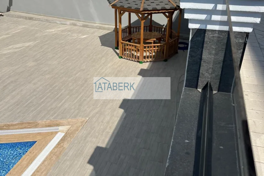 Garden duplex of two apartments — 1+1 and 2+1 in the center of Alanya, Cleopatra beach area 6