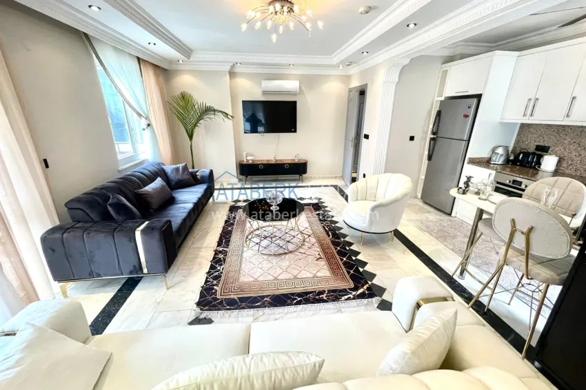 Purchase Apartment 2+1 after major renovation with new furniture — Alanya, Oba district 6 