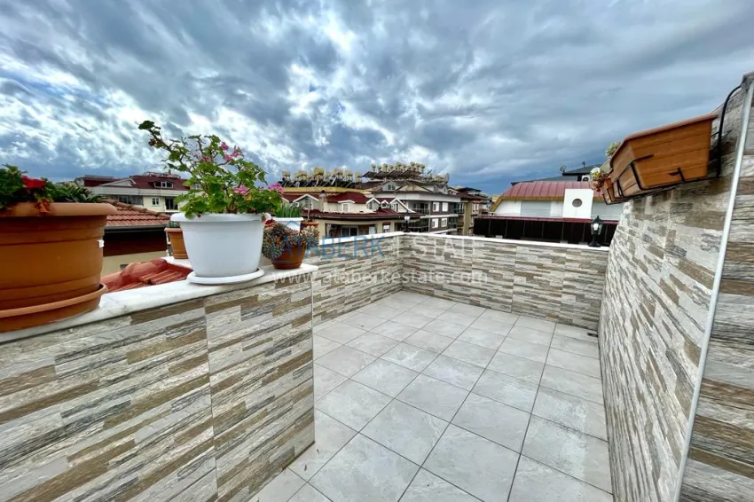 Purchase 3+1 duplex in Alanya - furnished in the center of Oba, 300 meters to the beach 24 