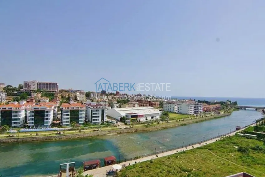 2+1 apartment in Alanya, Tosmur district - furnished and overlooking the sea and the Dim-Chay River, suitable for a residence permit 14 