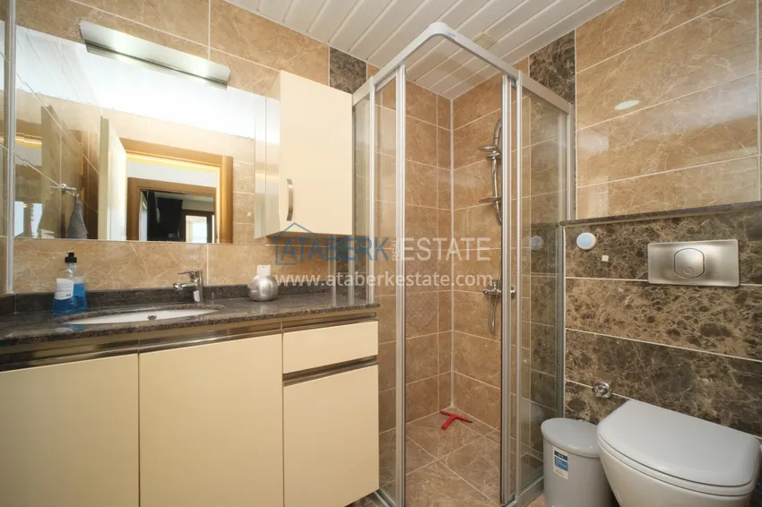 Purchase  Property for a residence permit in Alanya, Oba district - 2+1 apartment with furniture  19 