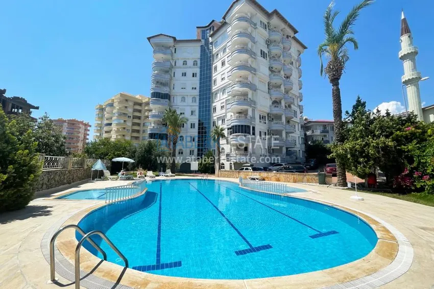 2+1 apartment in Alanya, Tosmur district - furnished and overlooking the sea and the Dim-Chay River, suitable for a residence permit 1 