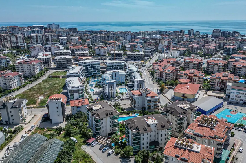 Property for a residence permit in Alanya, Oba district - 2+1 apartment with furniture  1 