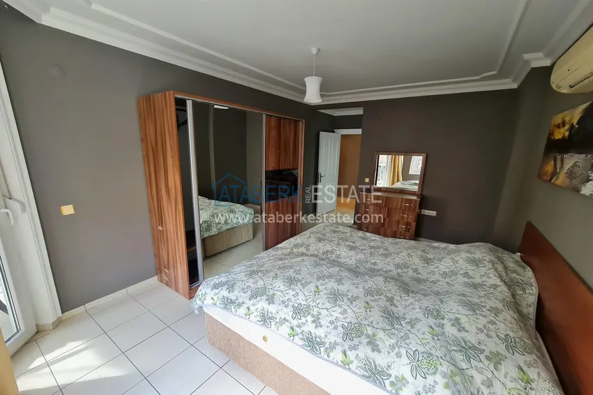 Purchase Furnished 2+1 apartment in the Oba area - near Metro shopping center and within walking distance to the sea 10 