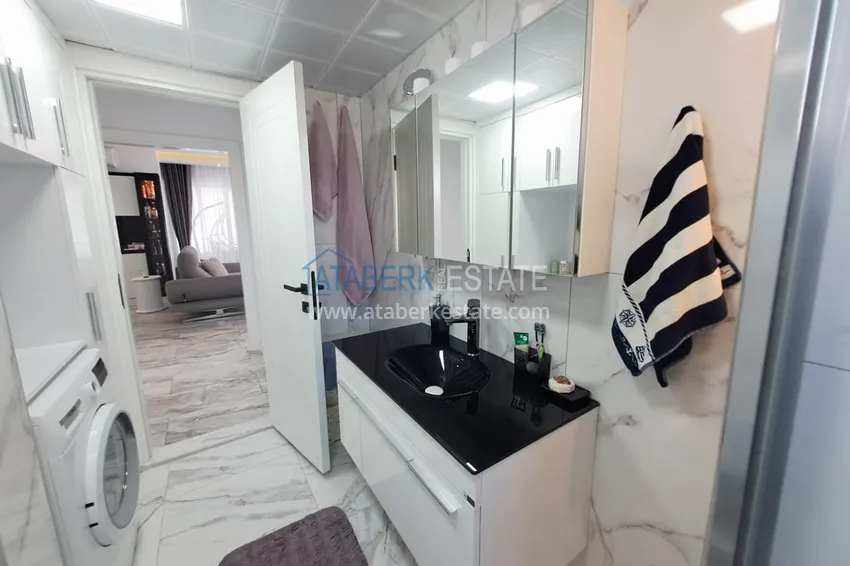 Purchase  2+1 apartment on the first line in Alanya, Mahmutlar district - suitable for citizenship 12 