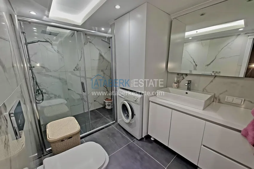 Purchase Furnished 2+1 apartment in the Oba area - near Metro shopping center and within walking distance to the sea 11 