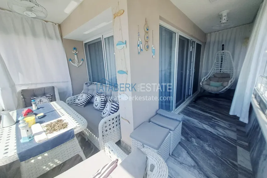 Purchase  2+1 apartment on the first line in Alanya, Mahmutlar district - suitable for citizenship 13 