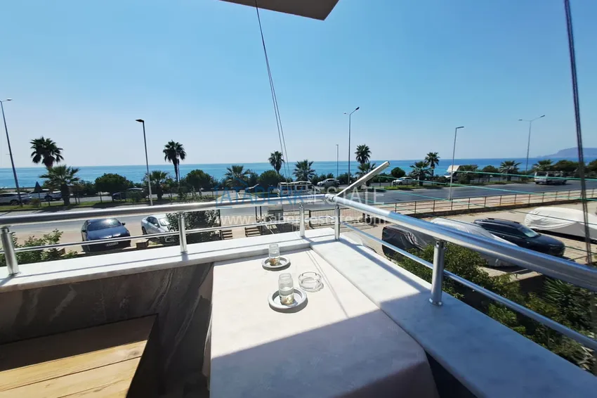 Purchase  2+1 apartment on the first line in Alanya, Mahmutlar district - suitable for citizenship 16 