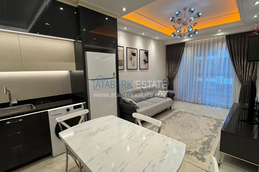 Purchase 1+1 furnished apartment in a premium complex, Mahmutlar district — Alanya 2 