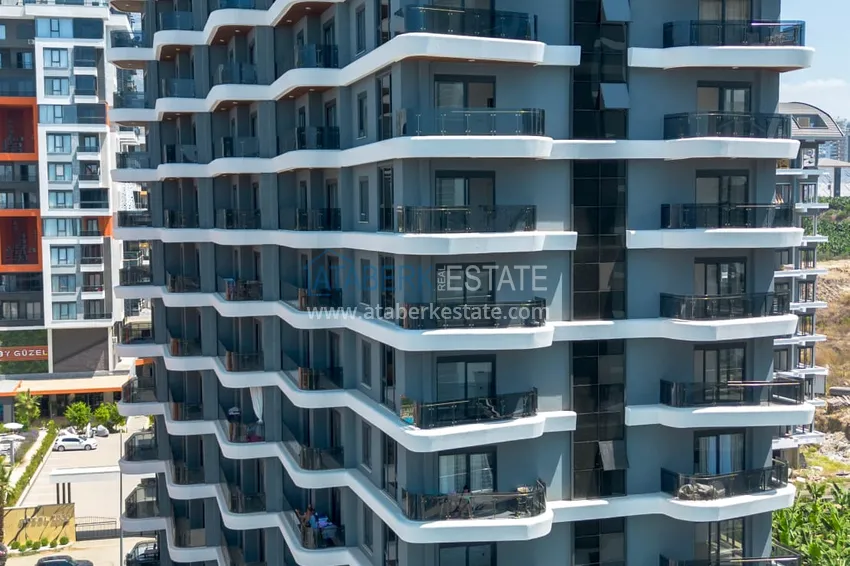 Three-room apartment with sea view in a complex under construction - Mahmutlar district, Alanya 3 