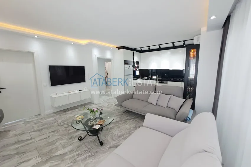 Purchase  2+1 apartment on the first line in Alanya, Mahmutlar district - suitable for citizenship 4 