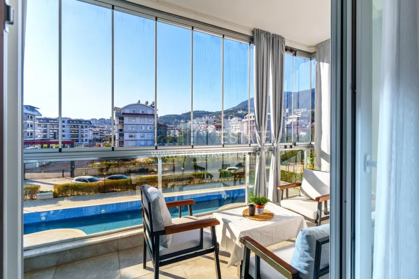 Purchase Secondary apartment 3+1 in Oba, Alanya — separate kitchen, furniture, option for a residence permit 10 