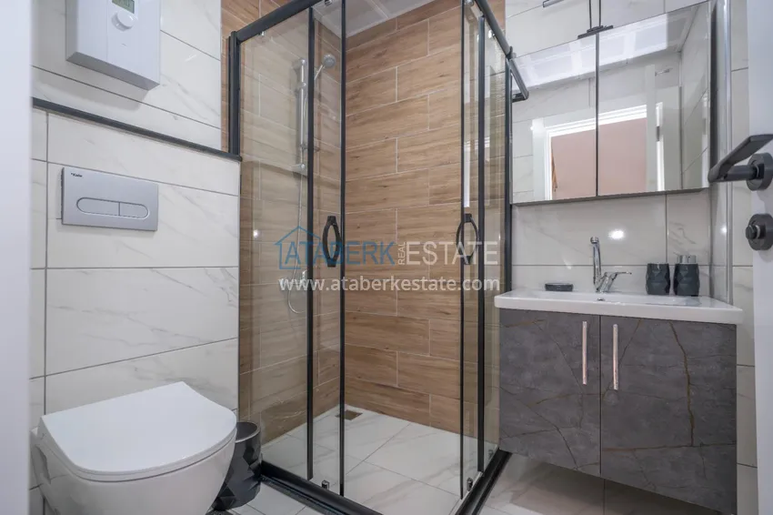 Purchase  2+1 duplex apartment in Alanya, Oba district - furnished and with a comfortable layout 13 