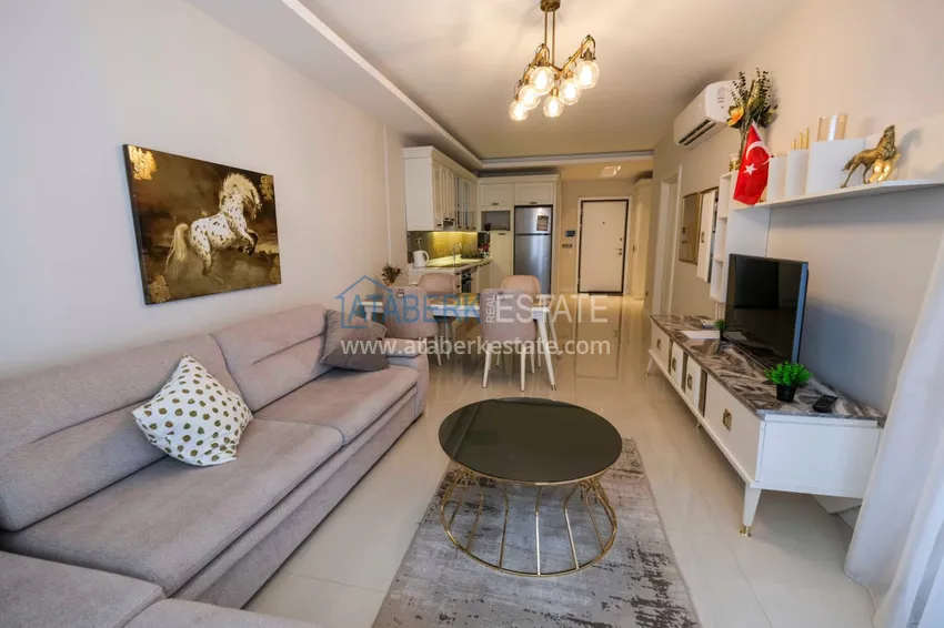 Purchase 1+1 apartment with private garden in an elite complex on the beachfront — Alanya, Kestel district 14 