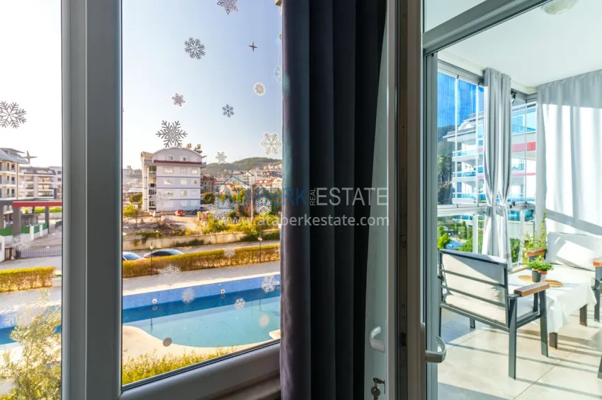 Purchase Secondary apartment 3+1 in Oba, Alanya — separate kitchen, furniture, option for a residence permit 15 