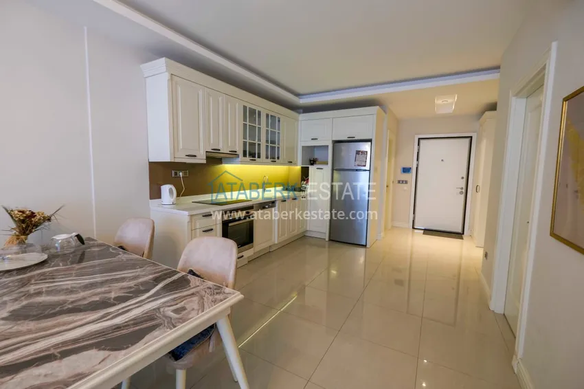 Purchase 1+1 apartment with private garden in an elite complex on the beachfront — Alanya, Kestel district 15 