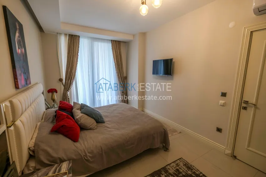 Purchase 1+1 apartment with private garden in an elite complex on the beachfront — Alanya, Kestel district 16 