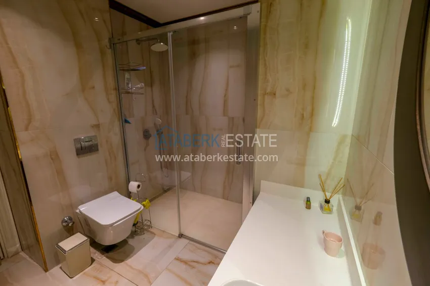 Purchase 1+1 apartment with private garden in an elite complex on the beachfront — Alanya, Kestel district 21 