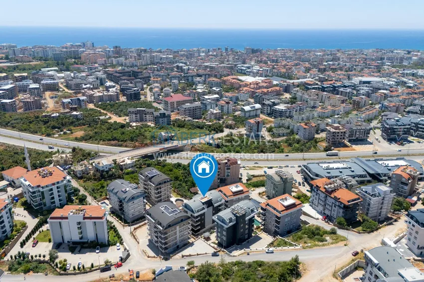 2+1 duplex apartment in Alanya, Oba district - furnished and with a comfortable layout 2 