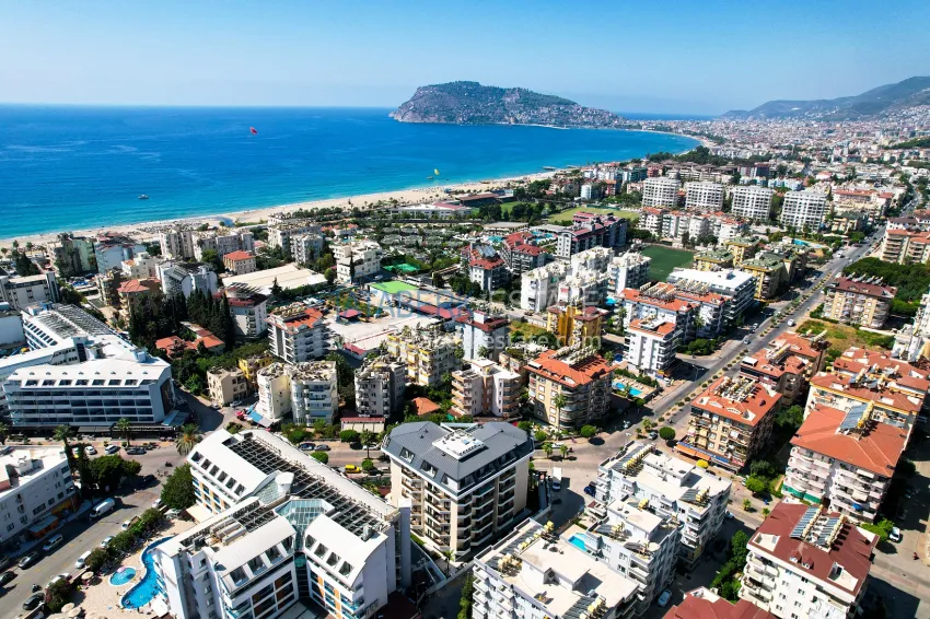 Turnkey one-bedroom apartment in Alanya, district in Oba - near Metro shopping center and the beach 1 