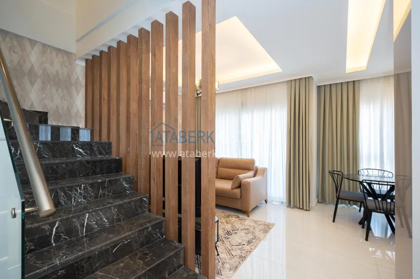 Purchase  2+1 duplex apartment in Alanya, Oba district - furnished and with a comfortable layout 3 
