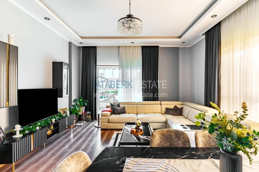 Purchase Secondary apartment 3+1 in Oba, Alanya — separate kitchen, furniture, option for a residence permit 5 