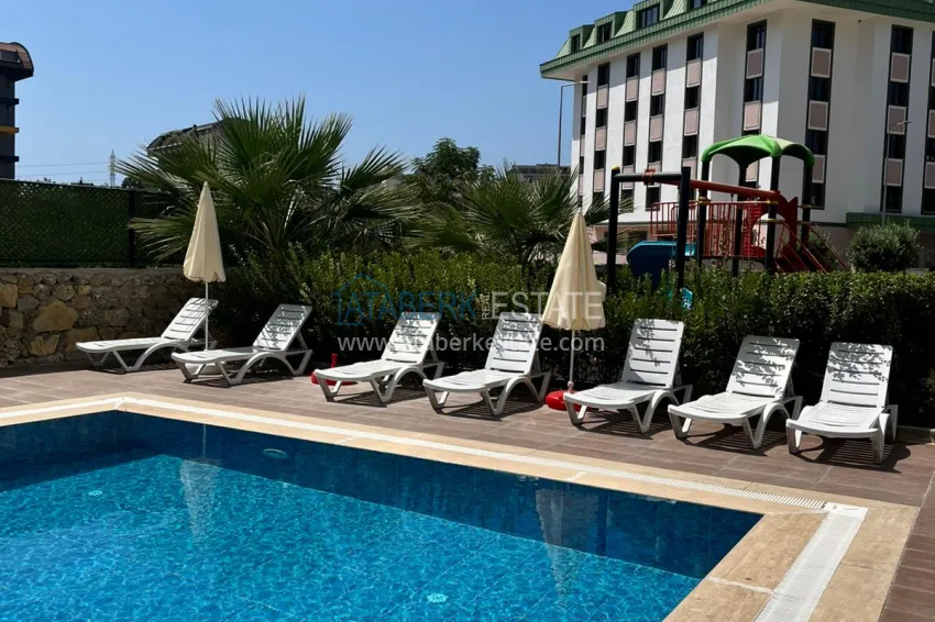 Long-term rent of a 1+1 apartment in a modern complex in Avsallar No. 3 6 