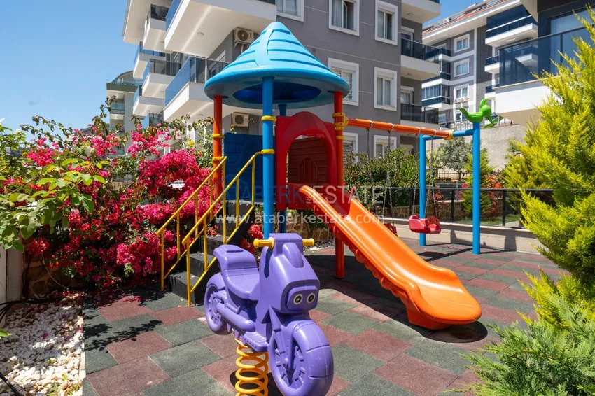 2+1 duplex apartment in Alanya, Oba district - furnished and with a comfortable layout 6 