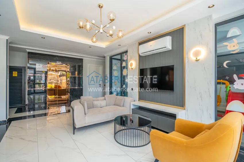 2+1 duplex apartment in Alanya, Oba district - furnished and with a comfortable layout 8 