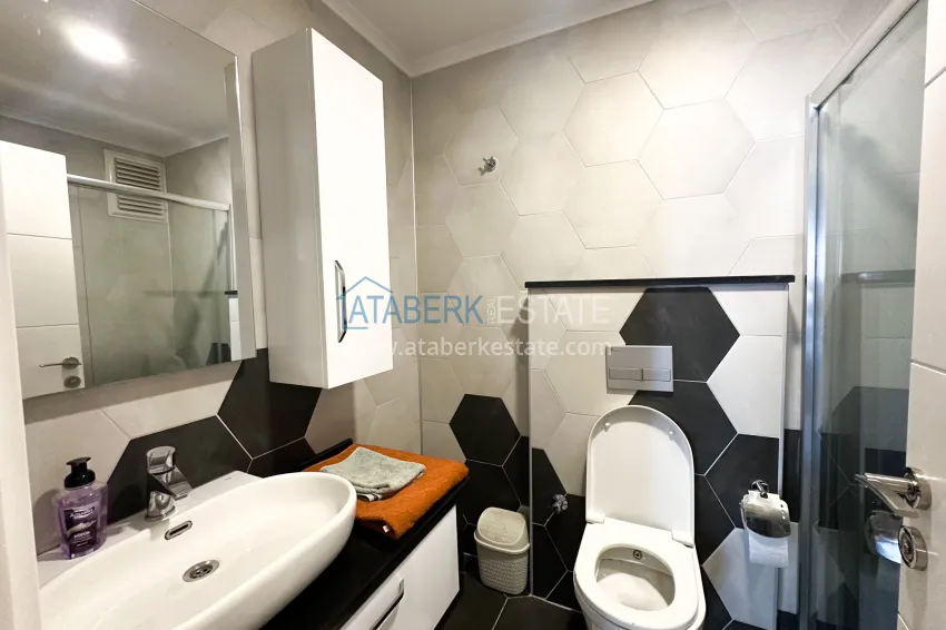 Purchase Furnished 2+1 apartment in Oba, Alanya — suitable for citizenship 10