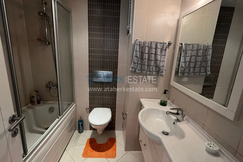 Purchase Residence permit in Alanya: 2+1 furnished apartment in a complex with infrastructure, Oba district 11 