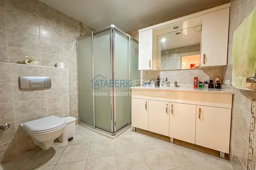 Purchase  Furnished 2+1 apartment in Alanya, Tosmur district - suitable for a residence permit, 150 meters from the sea  11 