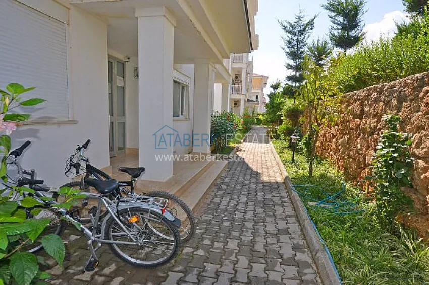 Residence permit in Alanya: 2+1 furnished apartment in a complex with infrastructure, Oba district 13 