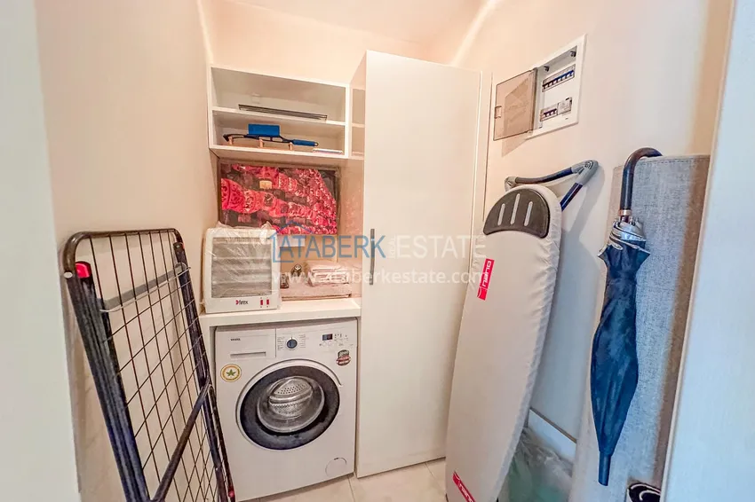 Purchase  Furnished 2+1 apartment in Alanya, Tosmur district - suitable for a residence permit, 150 meters from the sea  13 