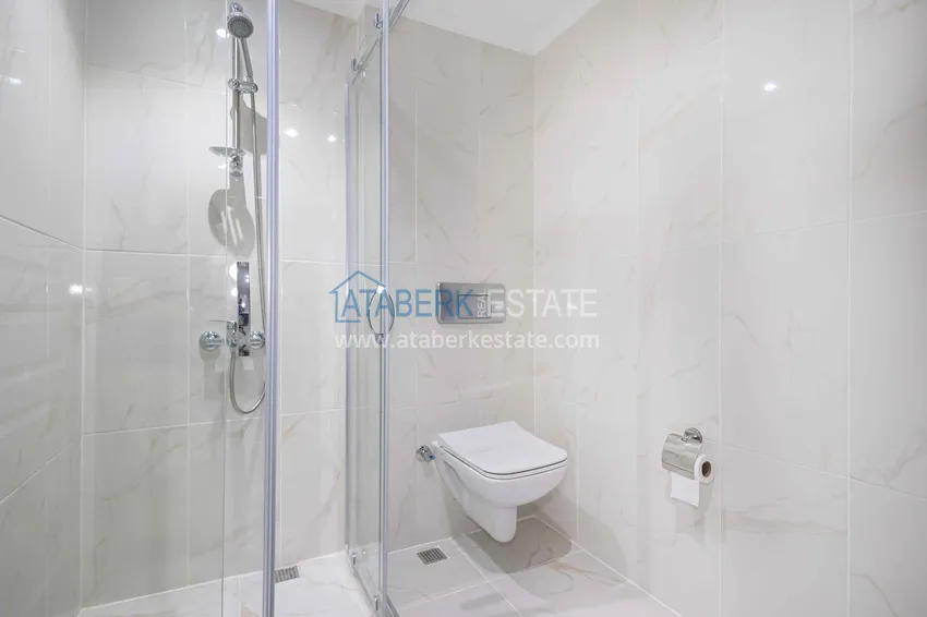 Purchase  2+1 apartment with a large terrace in the Cikcilli area, Alanya — property for a residence permit 15 